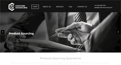 Desktop Screenshot of customsourcing.com