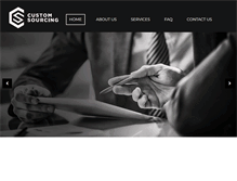 Tablet Screenshot of customsourcing.com